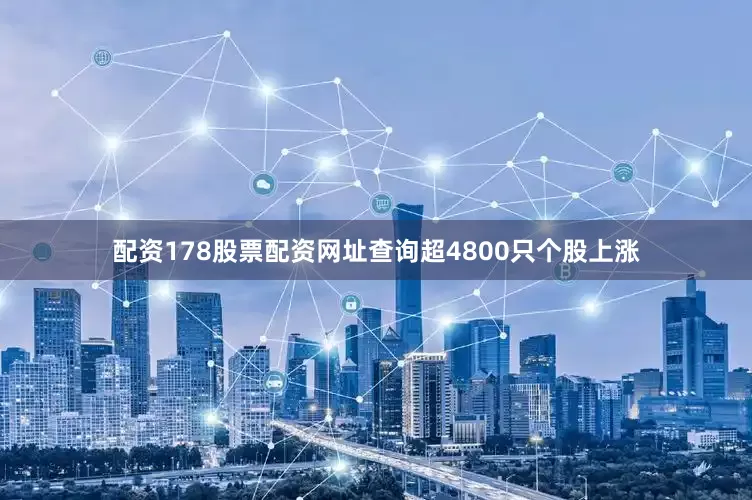 配资178股票配资网址查询超4800只个股上涨